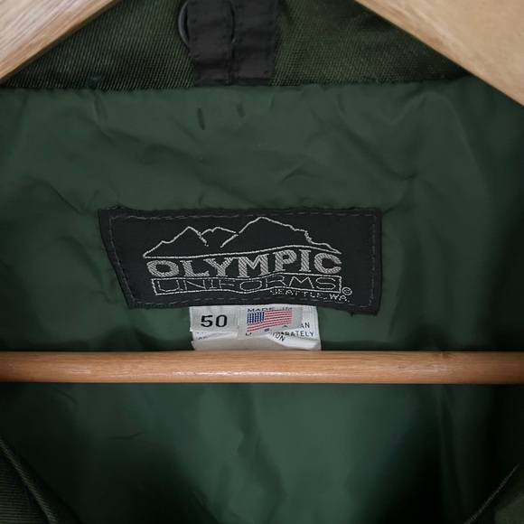 Vintage 1970’s Washington State Parks Green Park Ranger Jacket - Picture 4 of 6